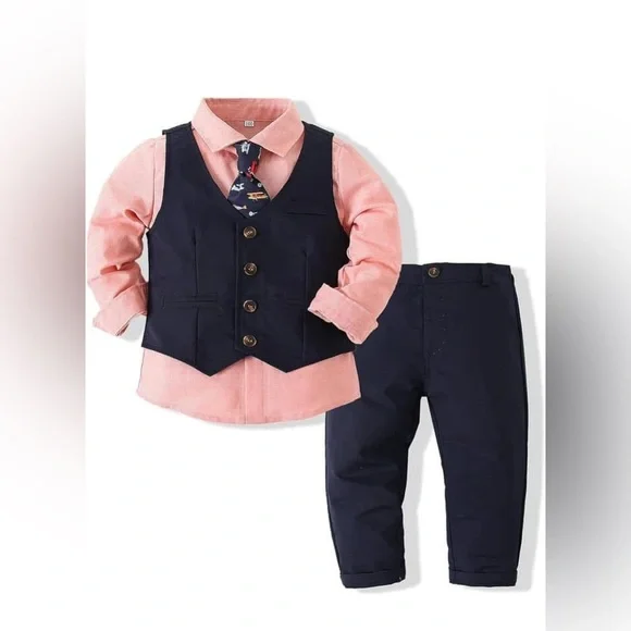 Baby Boys 4 pc. Suit, including tie - Picture 1 of 1